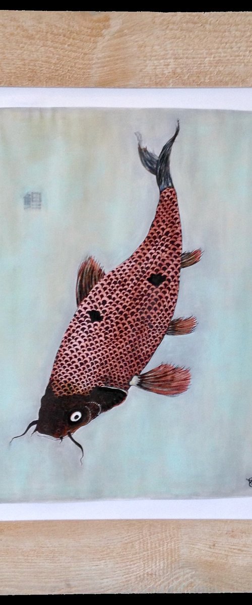 Koï fish by Eleanor Gabriel