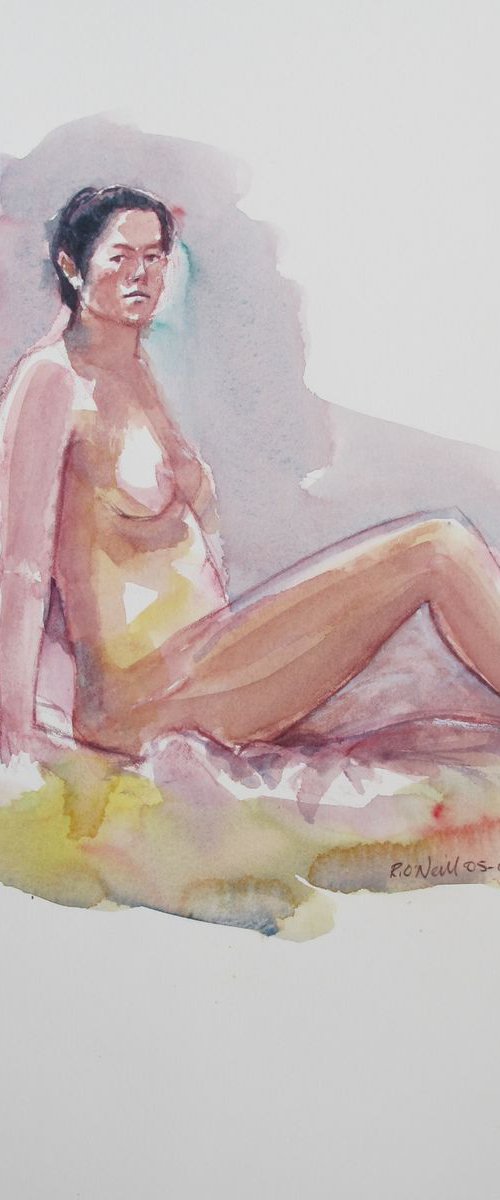 seated female nude by Rory O’Neill