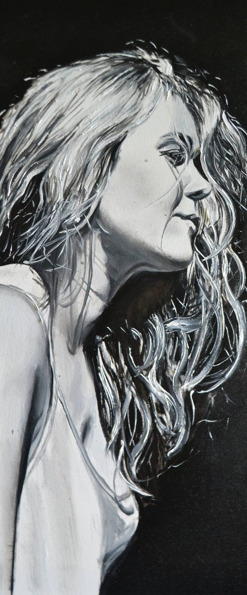 Self-portrait in the Sun by Valeriia Radziievska