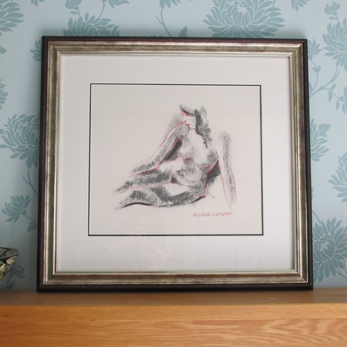 Seated nude ( Framed) by Rory O’Neill