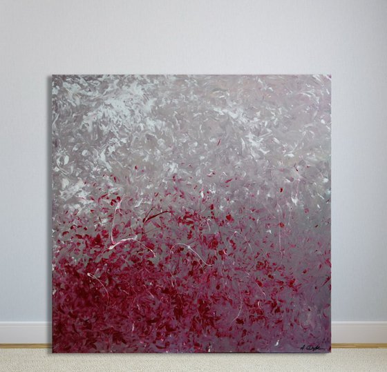 Evaporated Into Airiness (100 x 100 cm)