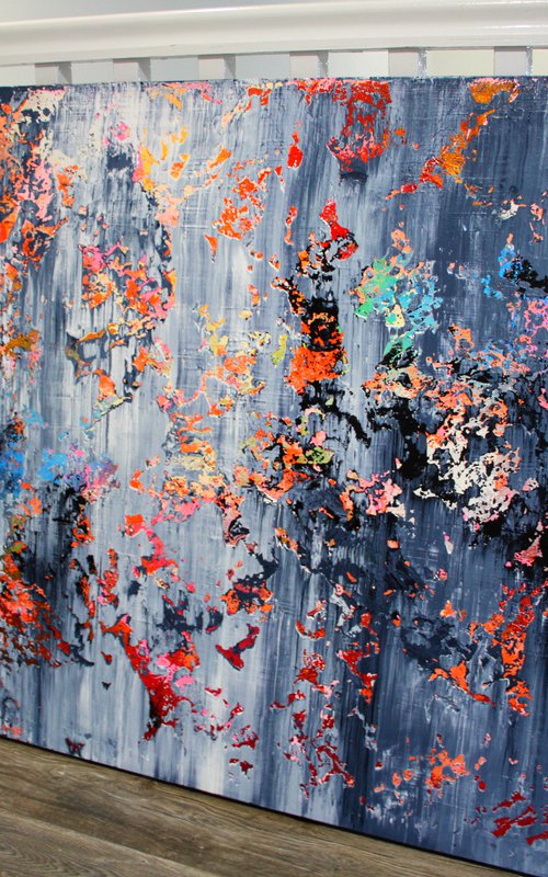 120x100cm. / Abstract painting / Abstract 108 by Alex Senchenko