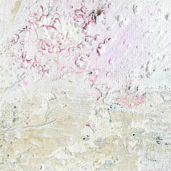 A Tranquil Journey 4 - Textural Abstract Painting by Kathy Morton Stanion