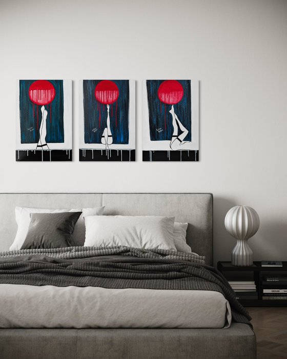 Triptych: Under The Full Moon