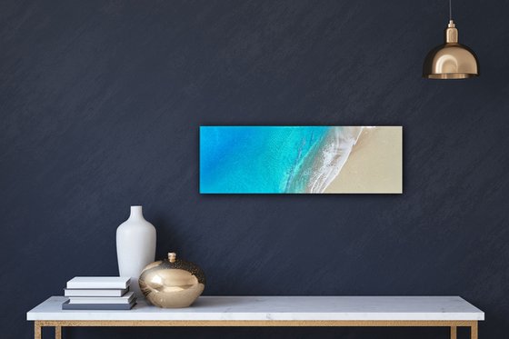 Finding balance - aerial ocean painting