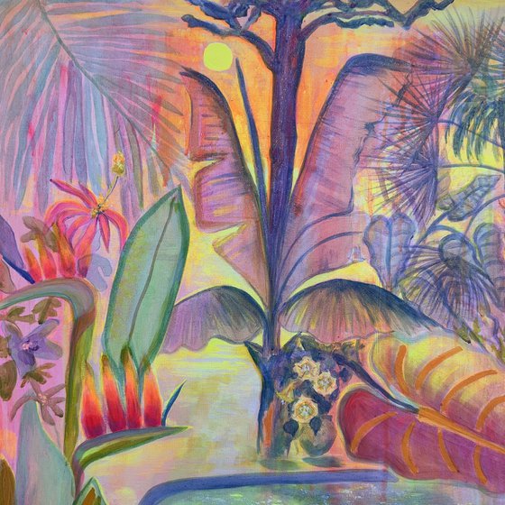 ‘Iridescent Skies = Languid Poolside’