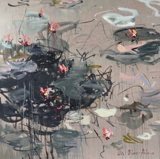 Water lilies.