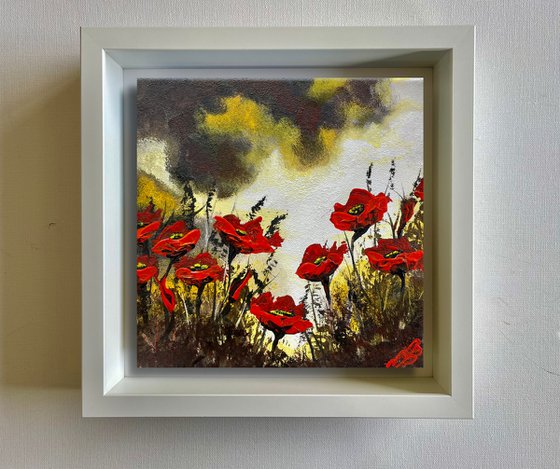 Textured Poppies