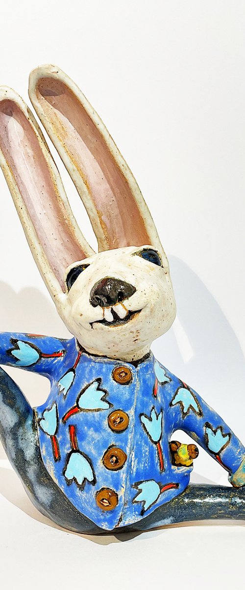 The Playful Rabbit by Viktor Zuk