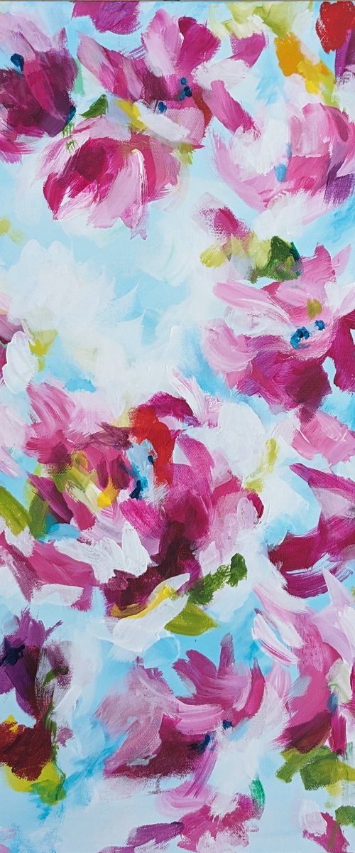 Flutter By Abstract Floral by Judy Century