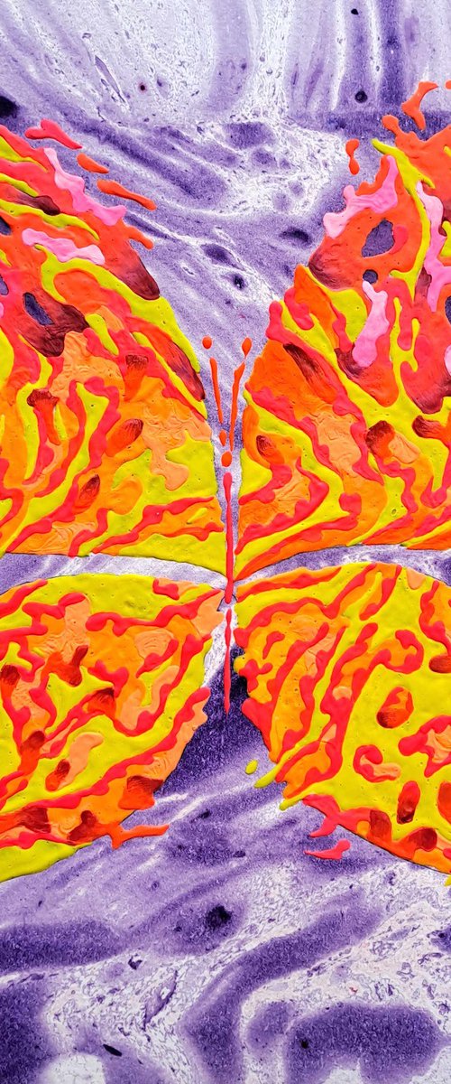 Butterfly «Orange» by Mariia Raskin