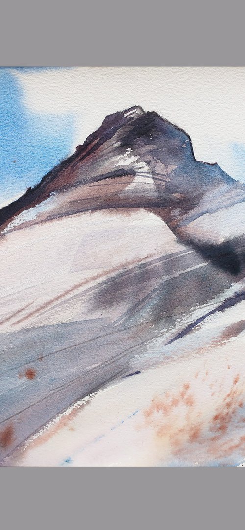 November in the mountains by Alla Vlaskina