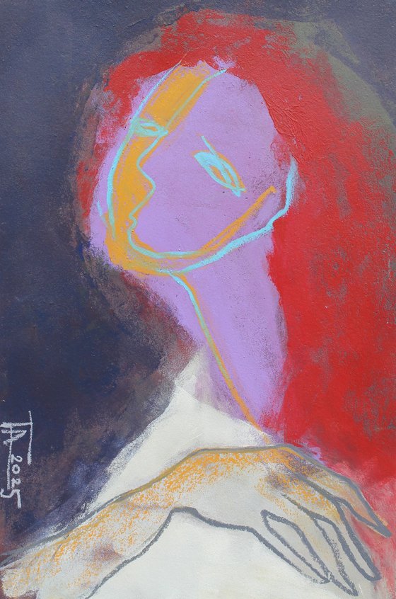 Portrait of an unknown woman.