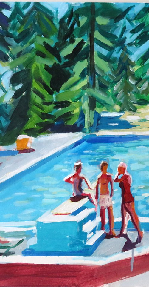 Pool in the woods 3 by Stephen Abela