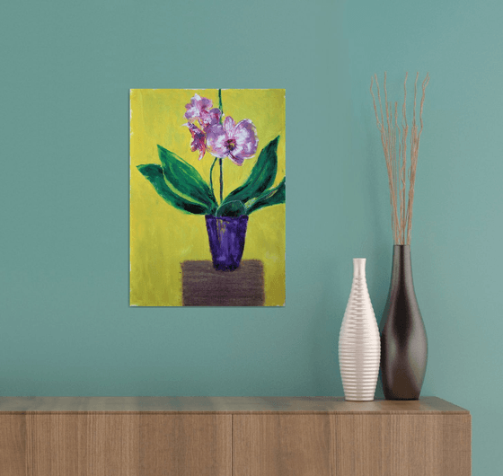 Orchid I /  ORIGINAL PAINTING