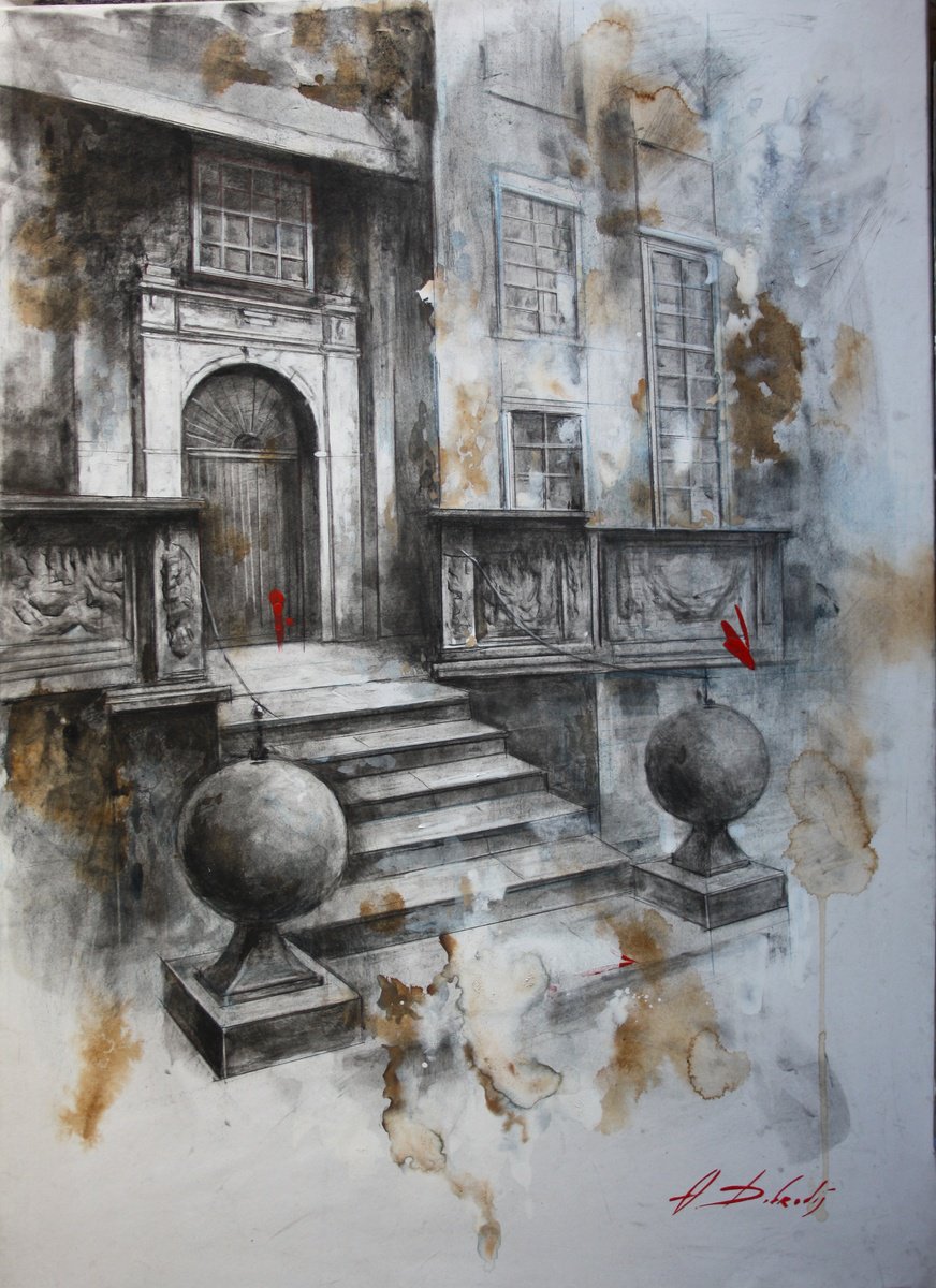 Architectural drawing 1 by Alexandr Dobrodiy