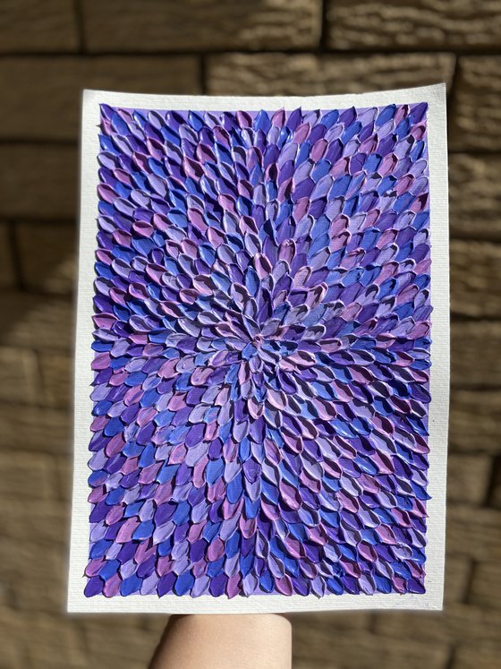 Jacaranda bloom (on paper, unframed)