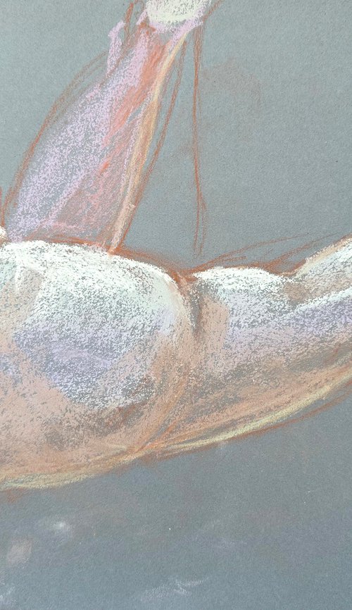 nude drawing by Anna Bogushevskaya