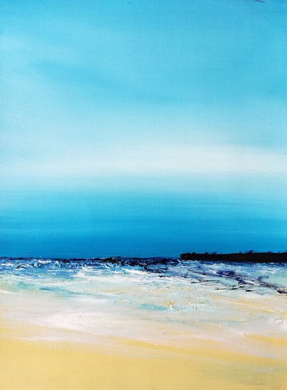 Seaside Horizon - Oil Painting, stunning, gorgeous