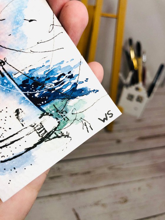 ACEO LIGHTHOUSE #2