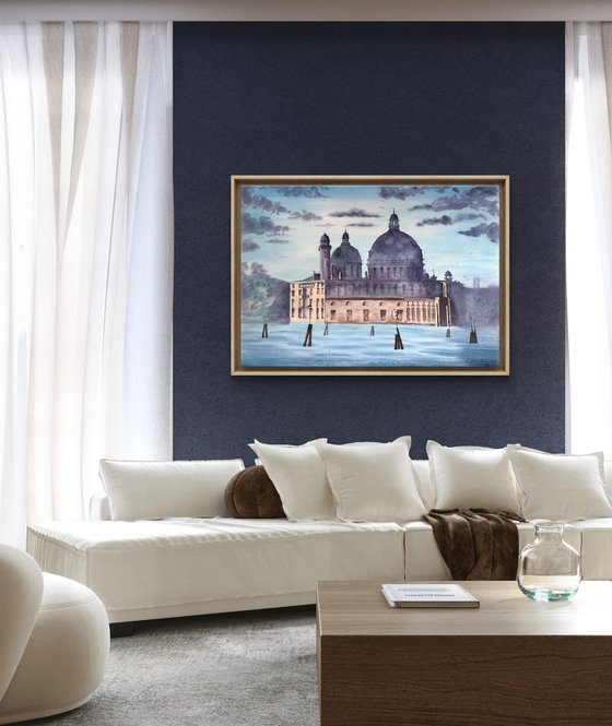 Warm Foggy Sunrise in Venice