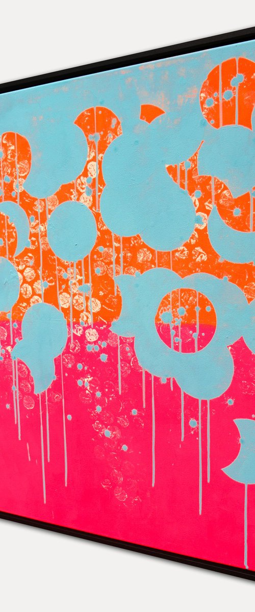 Neon pop colors by Ronald Hunter