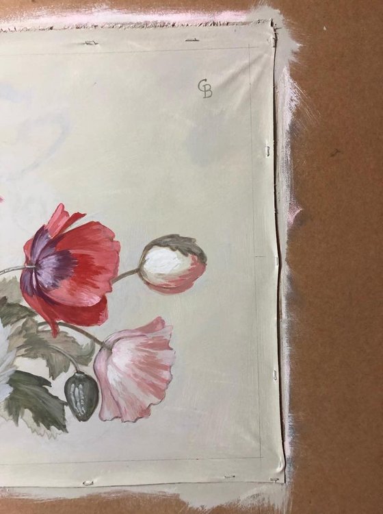 Icelandic Poppies Flower Painting