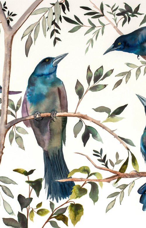 Grackles No. 2 by Elizabeth Becker