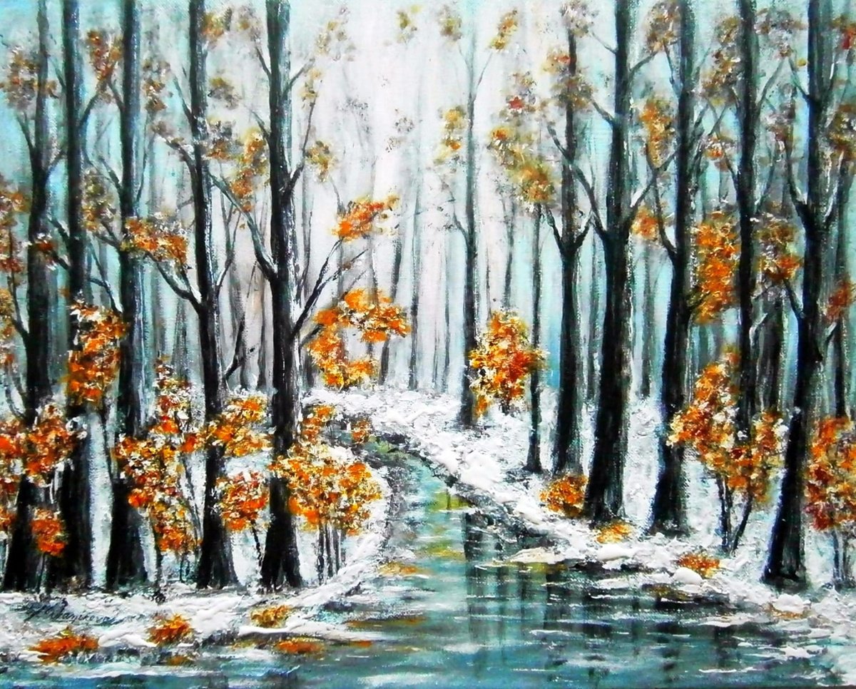 Winter in The Woods.. by Emilia Urbanikova