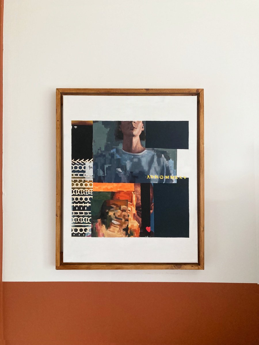 Urban And Pop Portrait Oil Painting By J R Root, 22 X 18, No. 196 - 