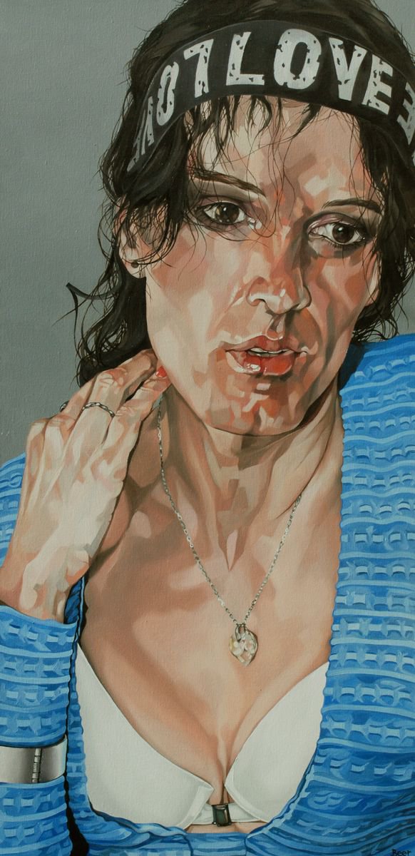 Expressive Oil Painting , Celebrating Sophie By Jo Beer, 20 X 39, Artwork For Sale On Artfinder