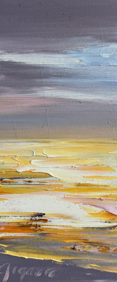 Golden sunrise No 11 by Liliana Gigovic