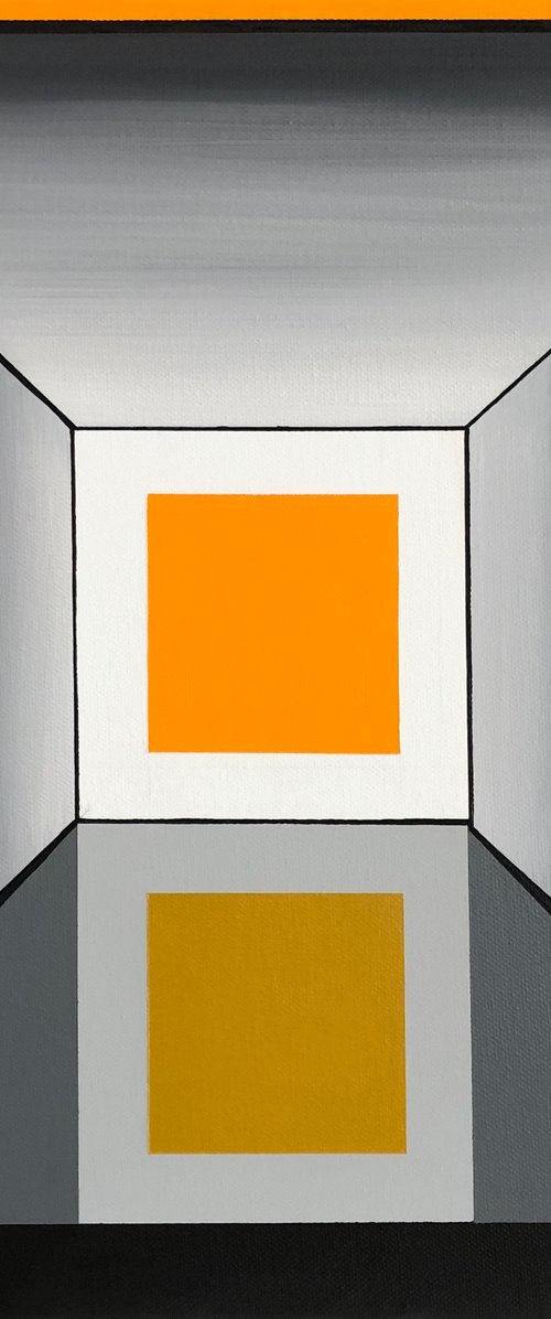 GREY & YELLOW #5 by Lucyanne Terni