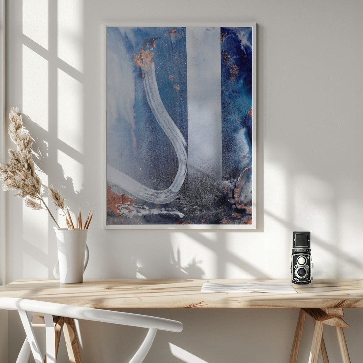 Abstract Painting By Poovi Art, 20 X 24", Resilence, Original Artwork