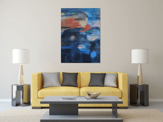 composition with gold and orange