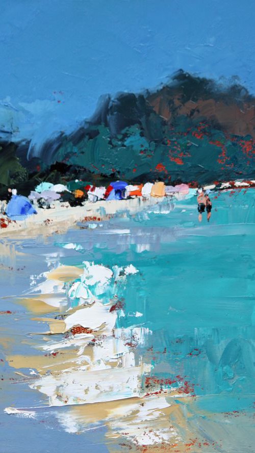 Sardinian Beach by Claire McCall