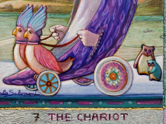 THE CHARIOT, MAJOR ARCANA OF THE MOON, 7