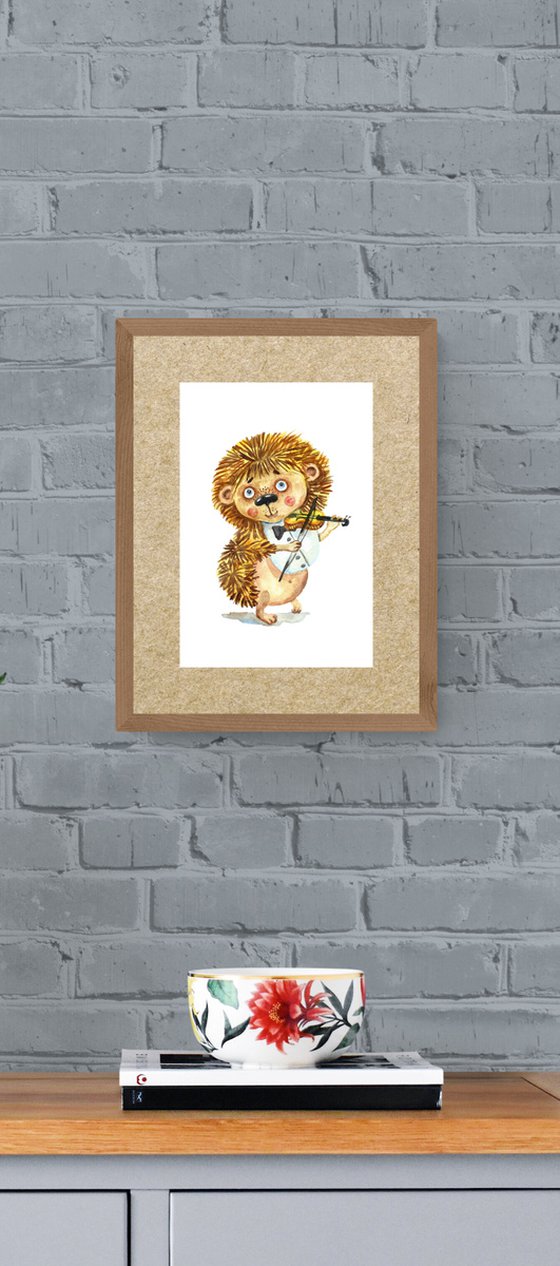 Hedgehog musician