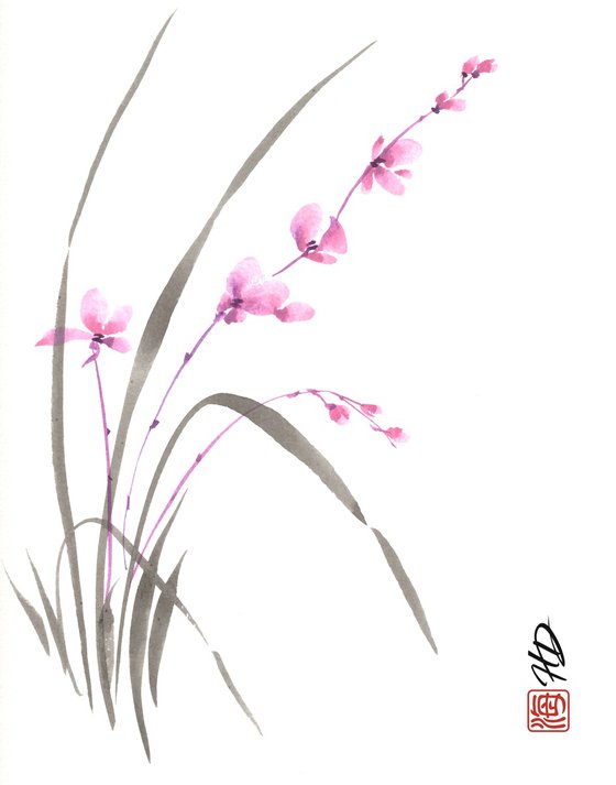 Whispering Orchid Bloom