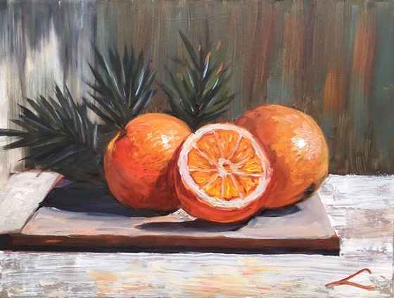 Composition with oranges