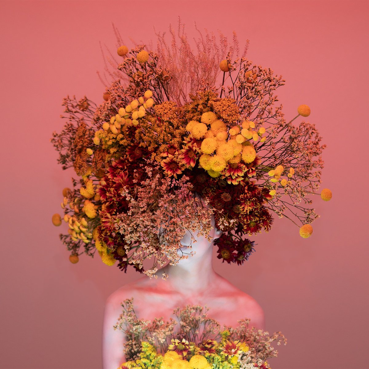 Surrealistic Portrait Photograph By Ziesook You, 20 X 20", Scent Of Austin 11072023P, Original Artwork