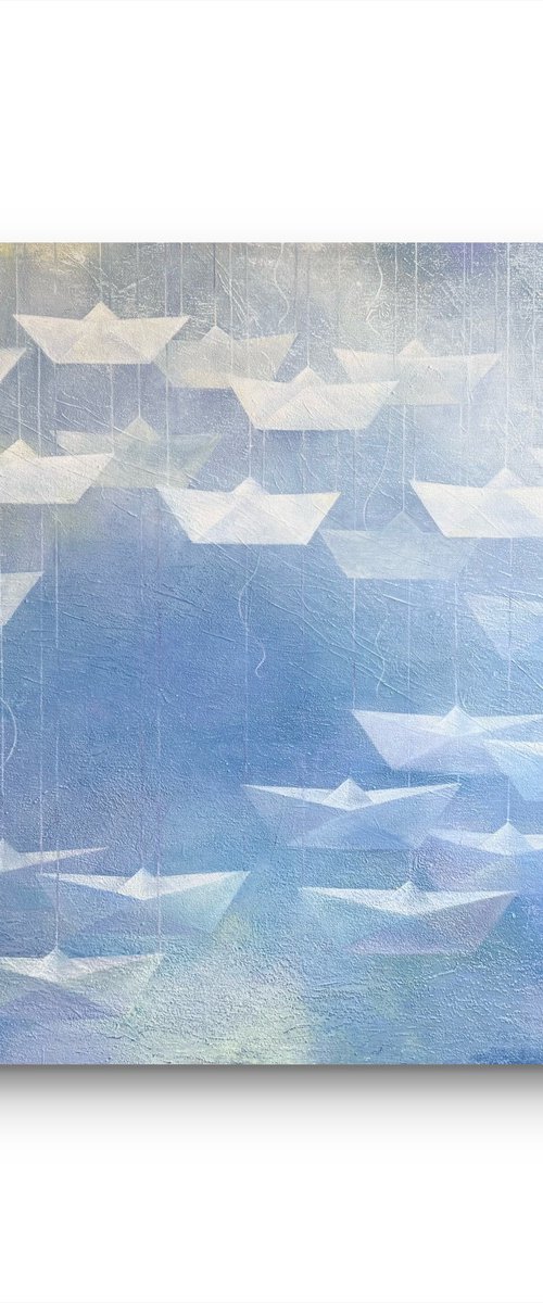 Peaceful voyage, Origami # 2 by Arinika Stratievsky