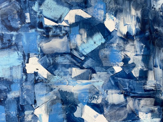 Abstraction in Blue and White