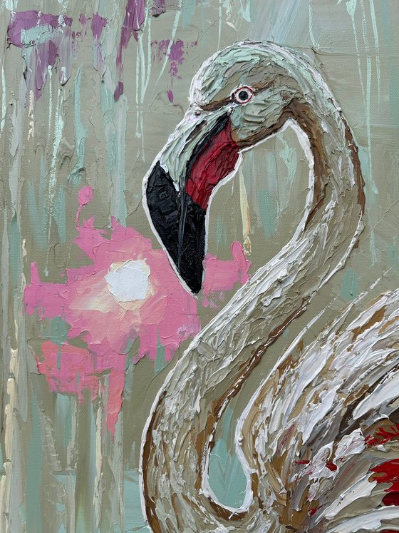Green Flamingo