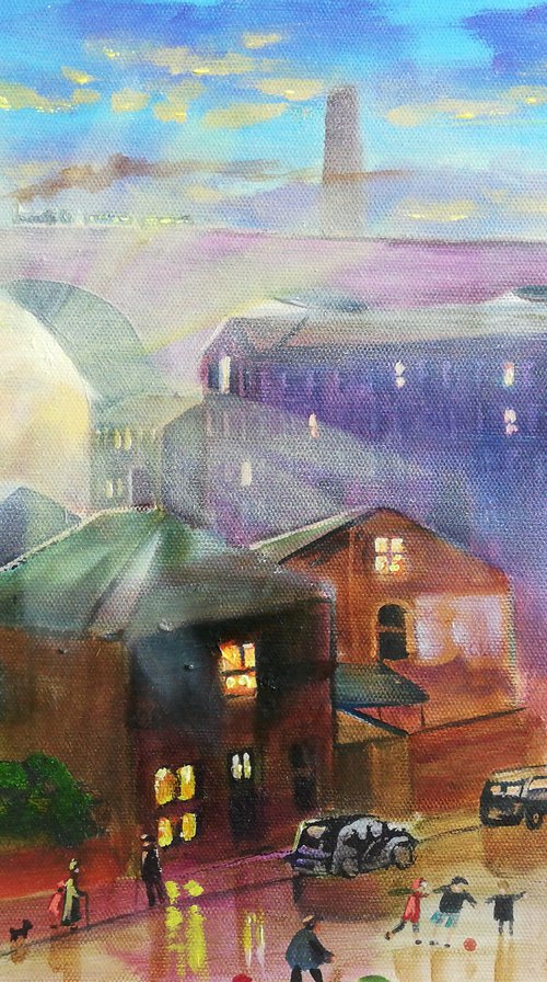 Stockport viaduct by Gordon Bruce