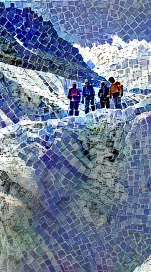 Mosaic glacier N2 by Danielle ARNAL