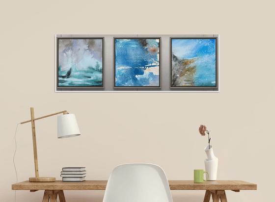 Evening Night Morning Set of 3