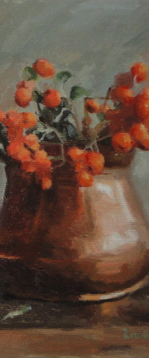 Still life with red fruits by Radosveta Zhelyazkova