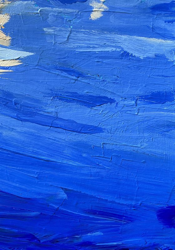 Blue, Reflets, Lumière
