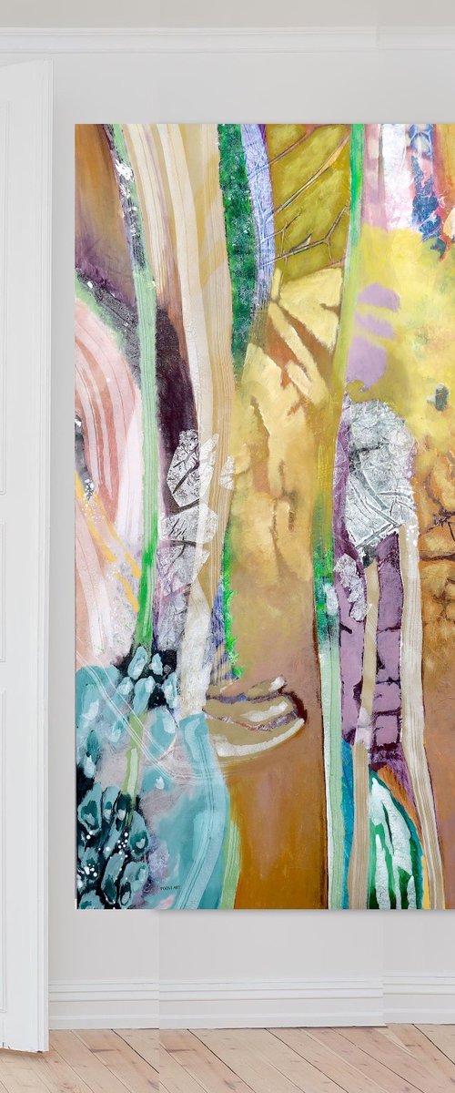 Abstract Tree Art –Still Standing 03 by Poovi Art